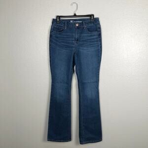 NoBo No Boundaries Juniors Size 9 Bootcut Mid-Rise Blue Jeans Denim 5-Pockets
